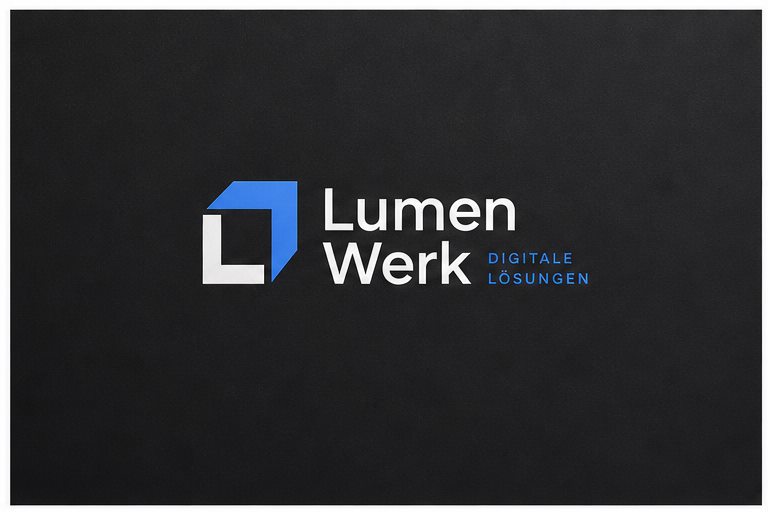 Fiktives Logo des Unternehmens Lumen Werk